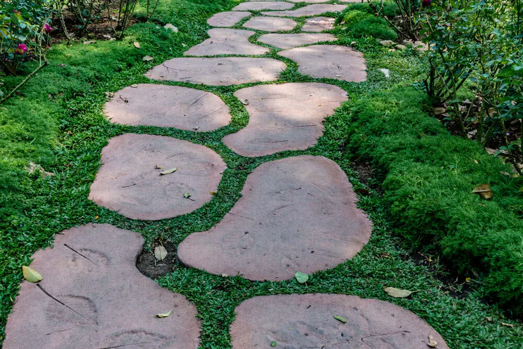 The Art of Garden Walkways: Designing with Stepping Stones